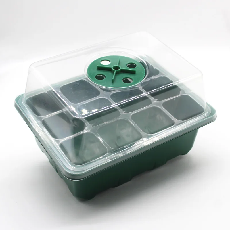 12 Hole Seedling Trays Seed Starter Starter Plant Flower Grow Box Propagation For Gardening Grow Starting Germination Box