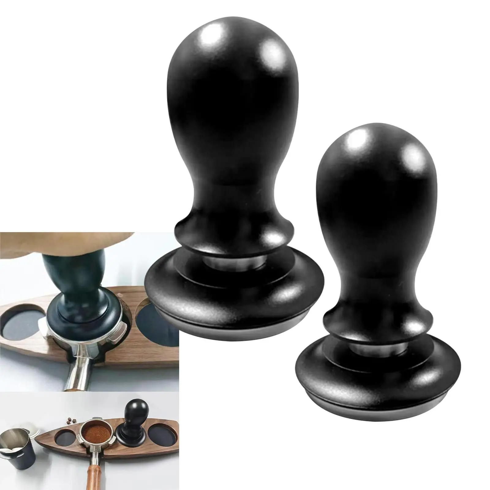 Calibrated Pressure Tamper Aluminium Alloy Handle with Spring Loaded Professional Coffee Tamper Coffee Bean Press Tool