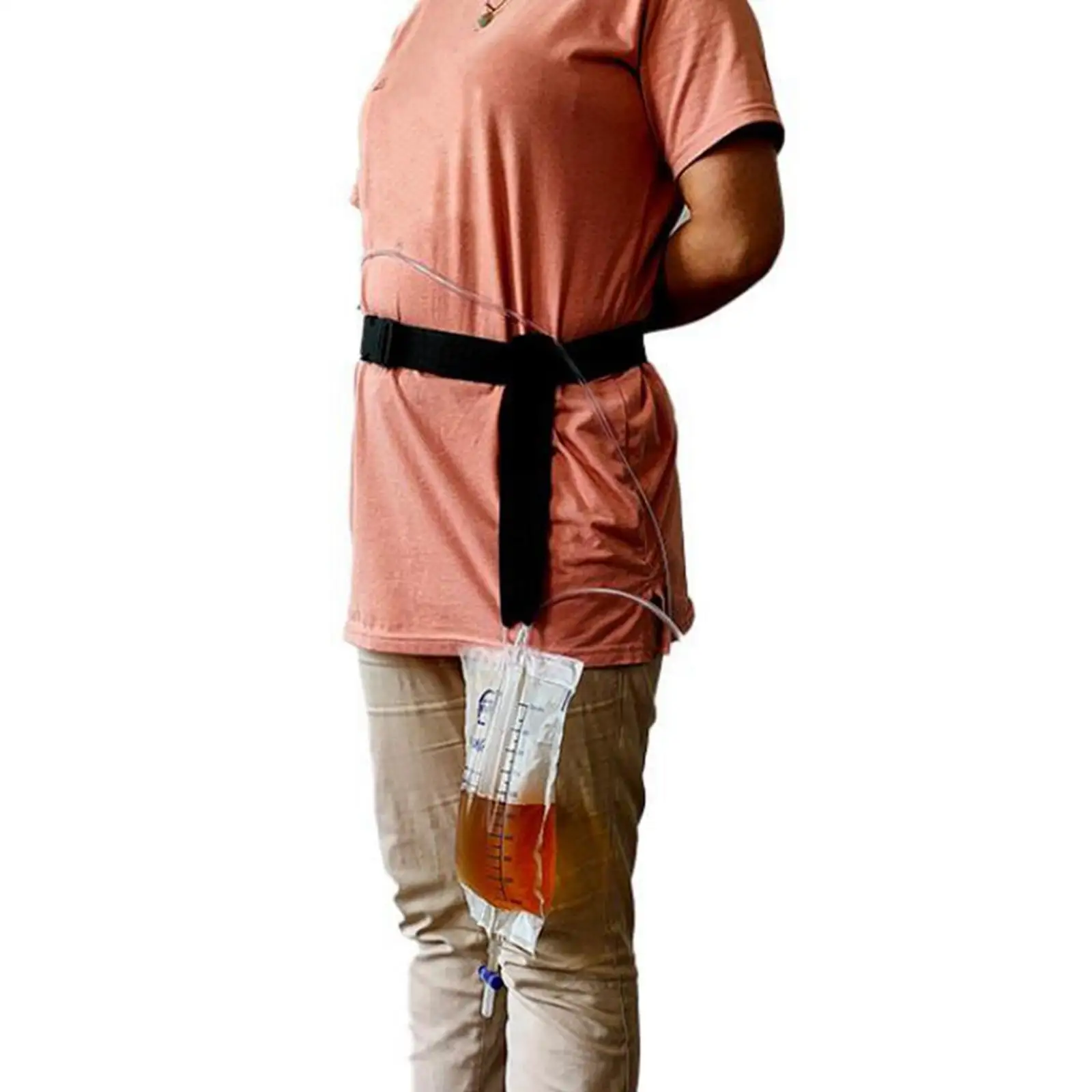 Drainage Bag Strap Adjustable Drainage Urinary Drainage bag Band Holder for Men/Women Home/Outdoor