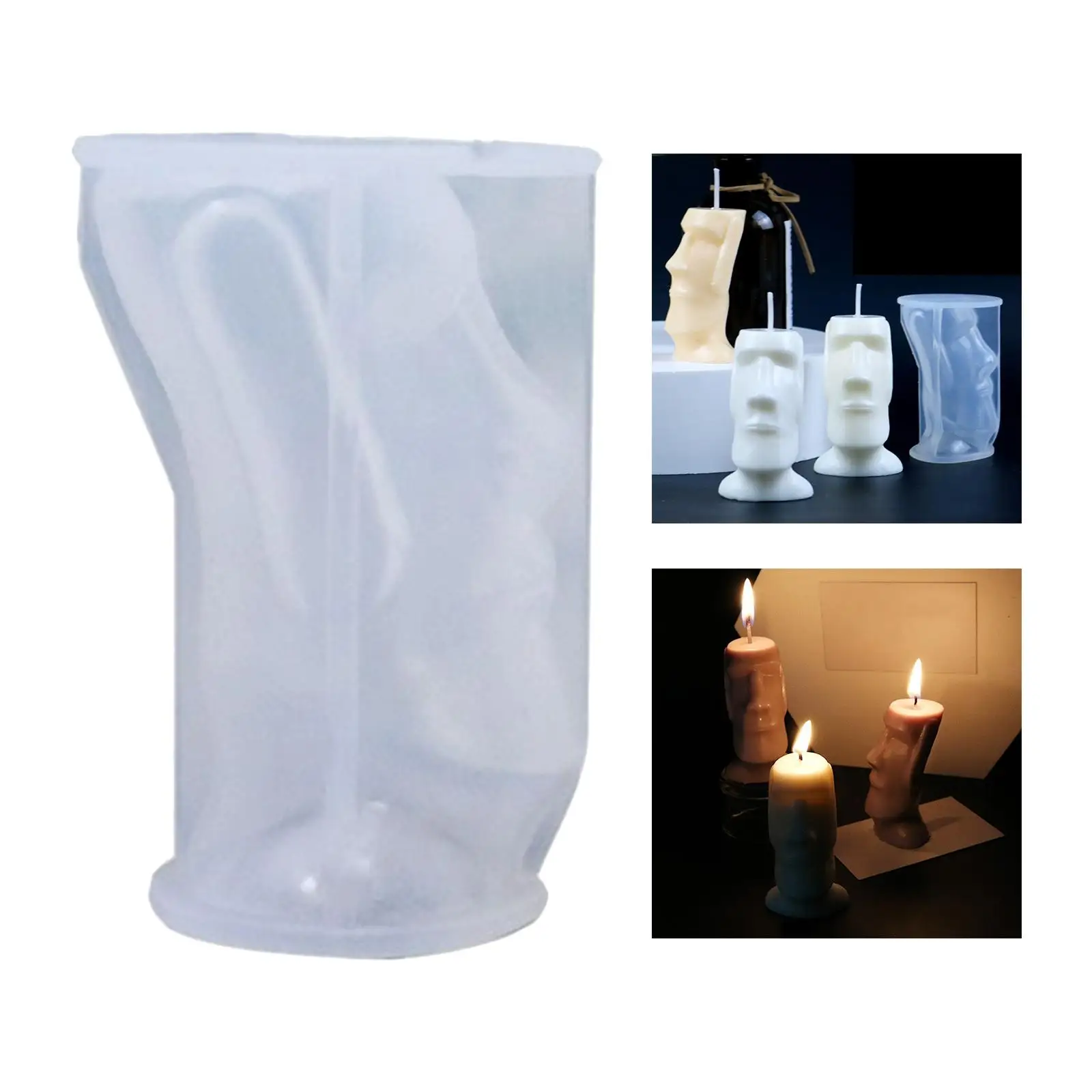 Candle Mold DIY Epoxy Resin Casting Moulds Silicone Moulds Resin Art for Dinner Home Decor