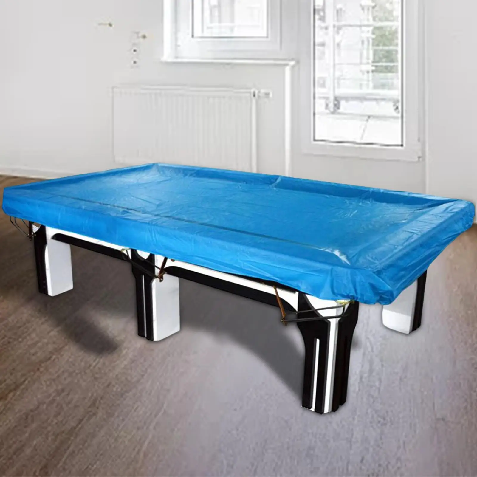 7/8/9/10/12ft Billiard Cover PVC Waterproof Table Protector with Drawstring Dustproof Pool Table Cover