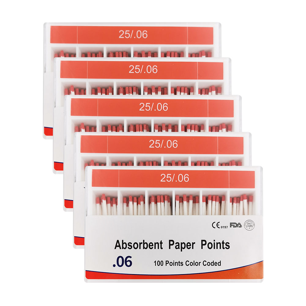 Best of 5box 0.06 Taper Dental Absorbent Paper Points 25 # 30 # Paper Points Root Canal Absorption Pure Cotton Dental Gutta Point Reviews & Tips