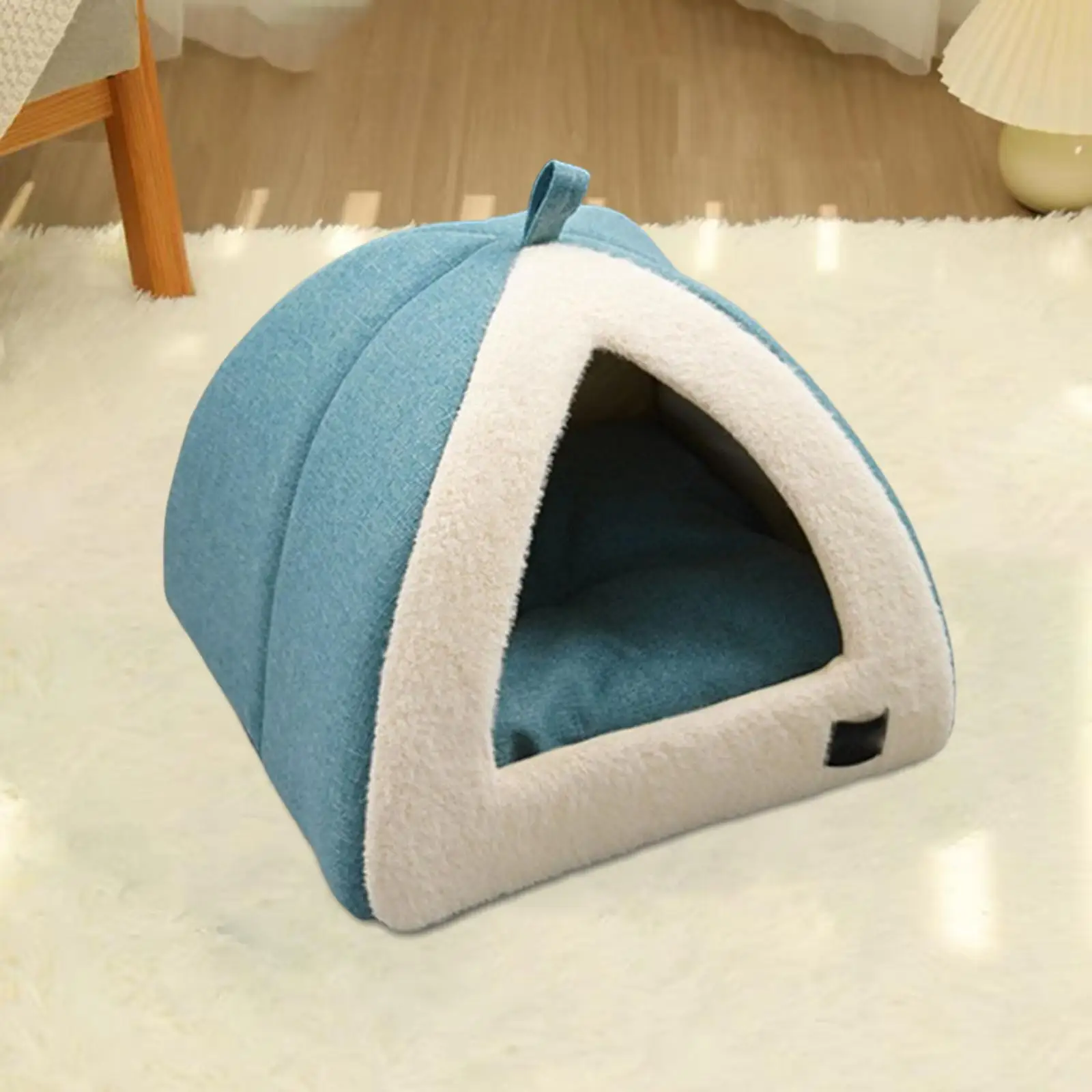 Comfortable Cat House with Removable Washable Cushion Nest for Puppy Kitten