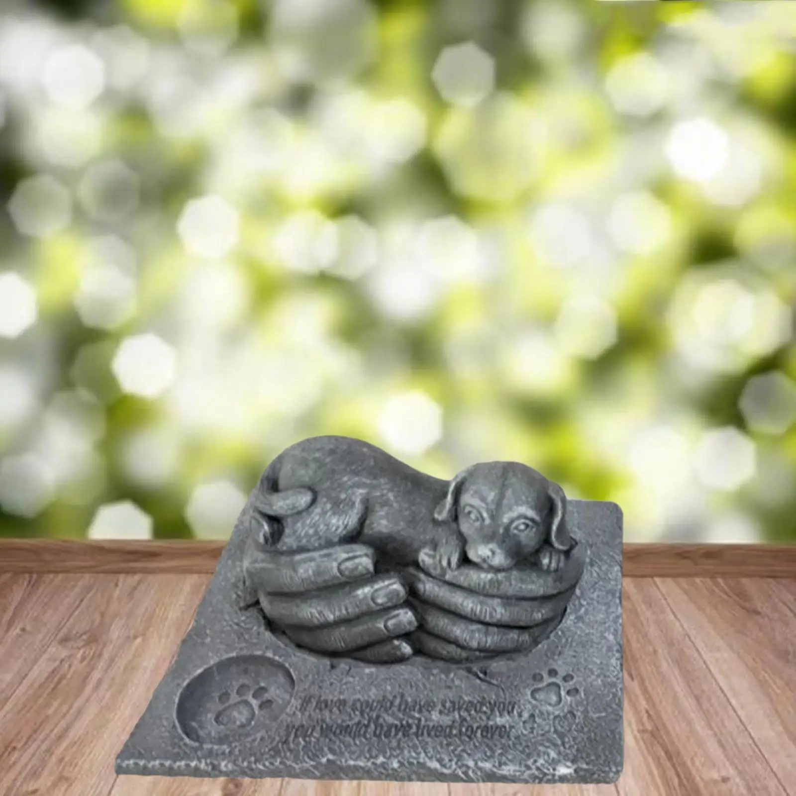 Animals Pet Memorial Stones Weatherproof Dog Cat Garden Stone Grave Markers Outdoor Backyard Lawn Patio Porch Pet Headstone Gift