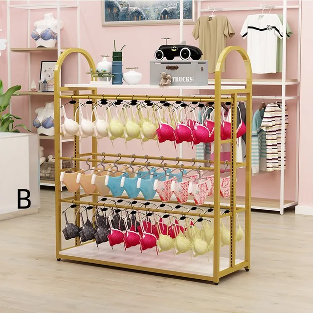 Custom Boutique Women Underwear Shop Fittings Counter Interior Decoration  Design Lingerie Display Stand for Bra Display Cabinet - China Clothing Store  Display Stands and Display Rack price