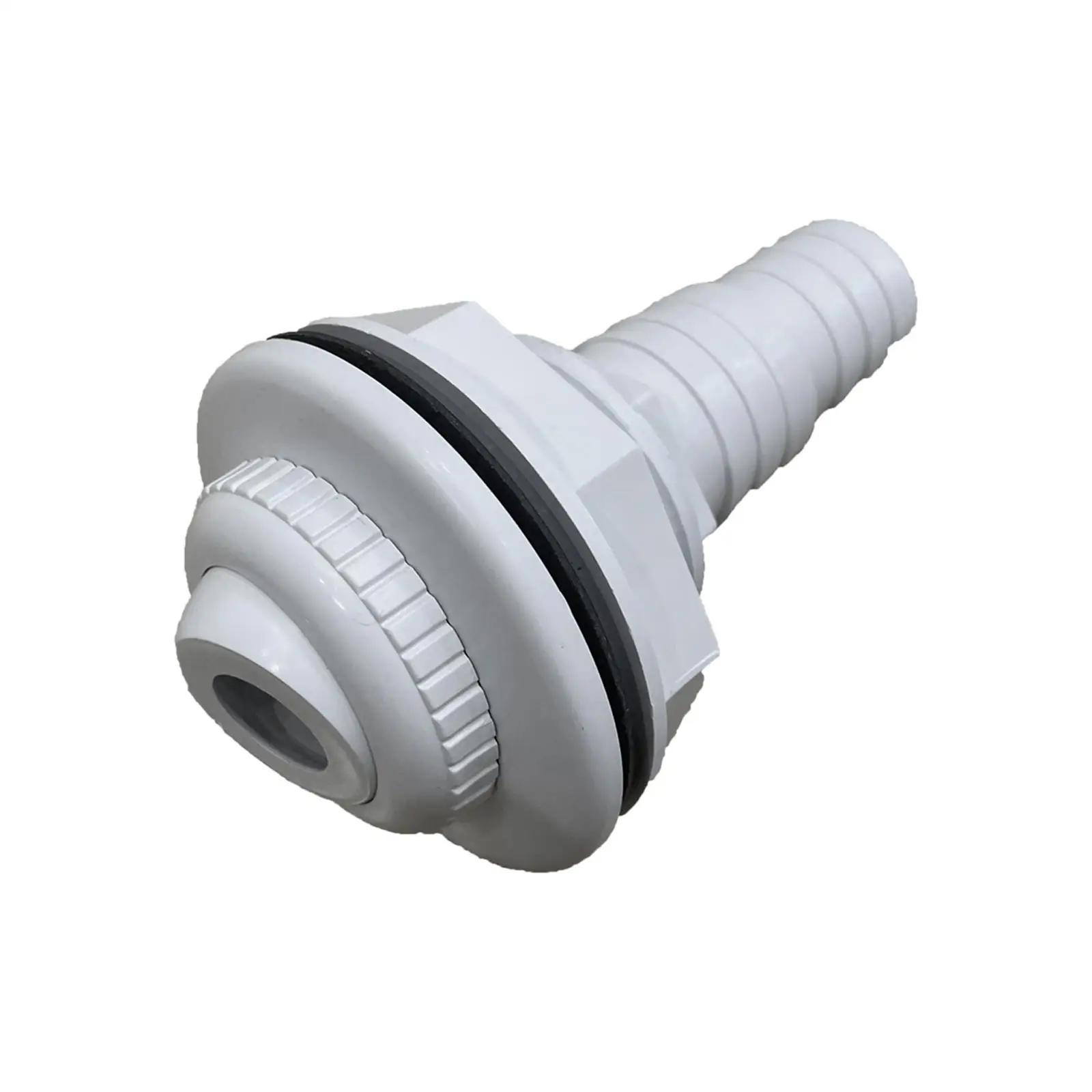Complete Return Inlet Jet Fittings Parts Durable with Gasket and Adapter Replacement. 1/2`` Easy to Install for Ground Pool