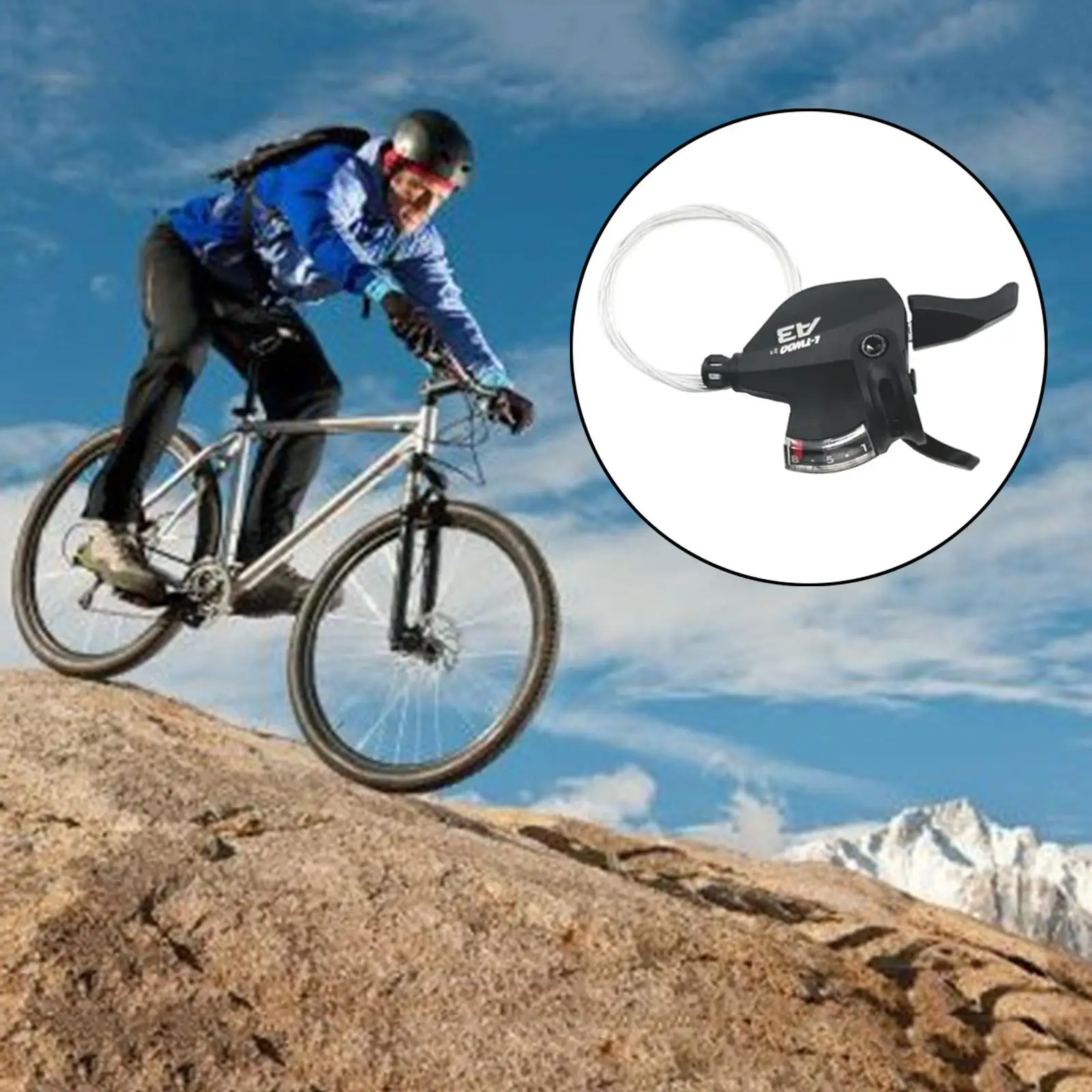  Right Thumb er Lever, Mountain , A3 Right Handed  Thumb Gear Derailleurs Cycling Accessory