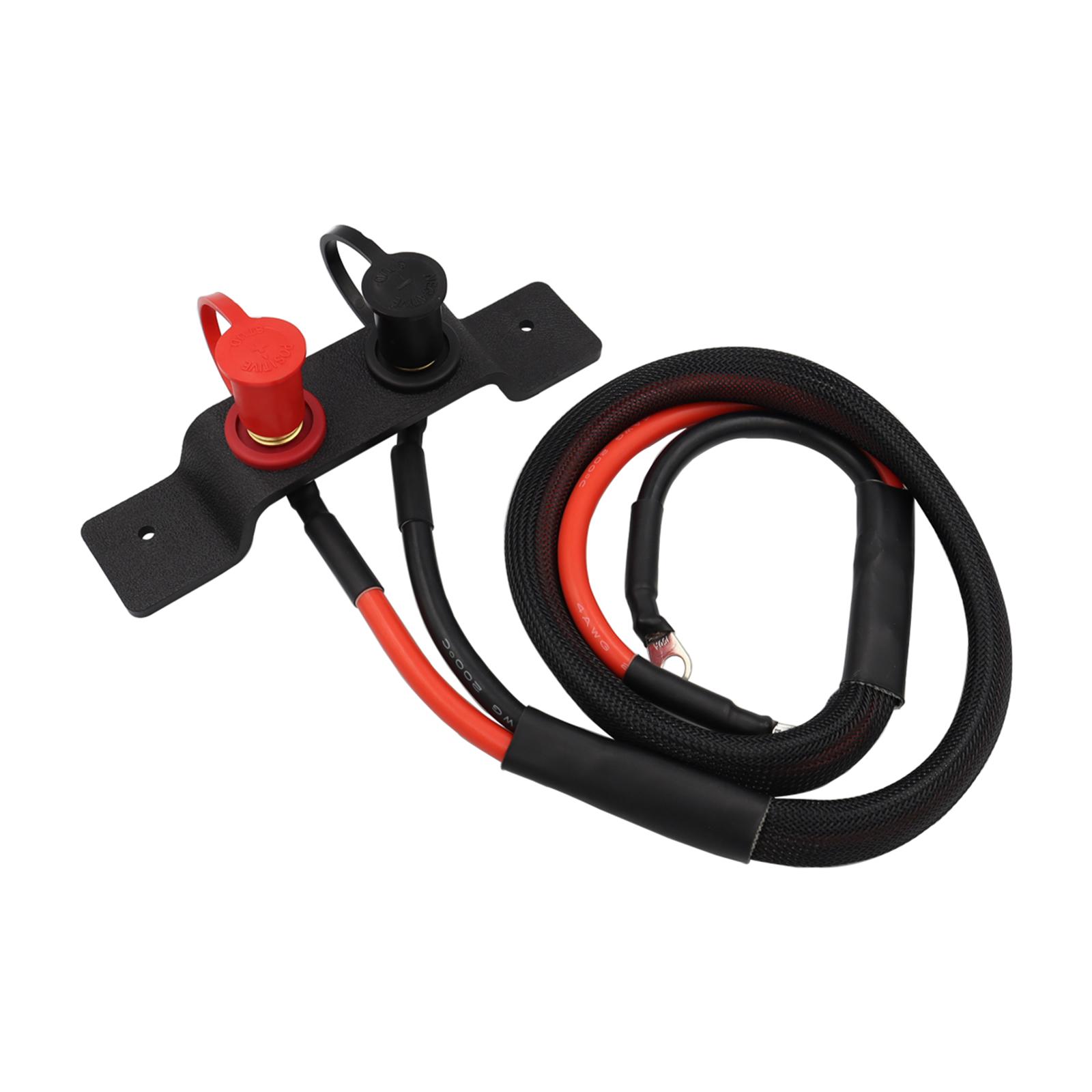 Battery Jump Post Quick Easy Charging High Voltage Cables for Can AM x3 Travel Trailers Lawn Mowers Trucks Boats