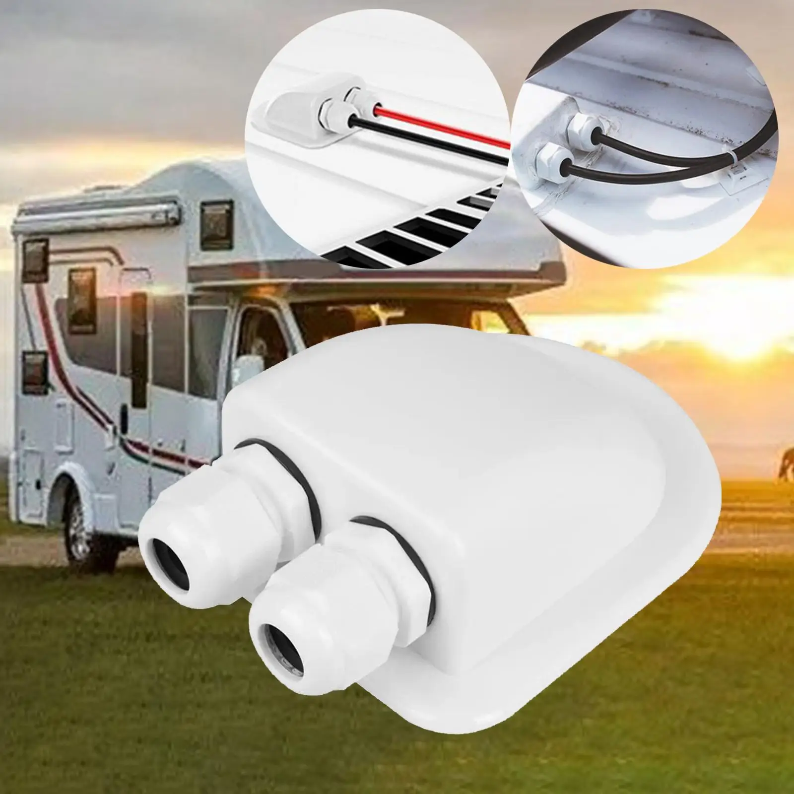 Double/Single Cable Entry Gland Waterproof    for RV Yacht Motorhomes 