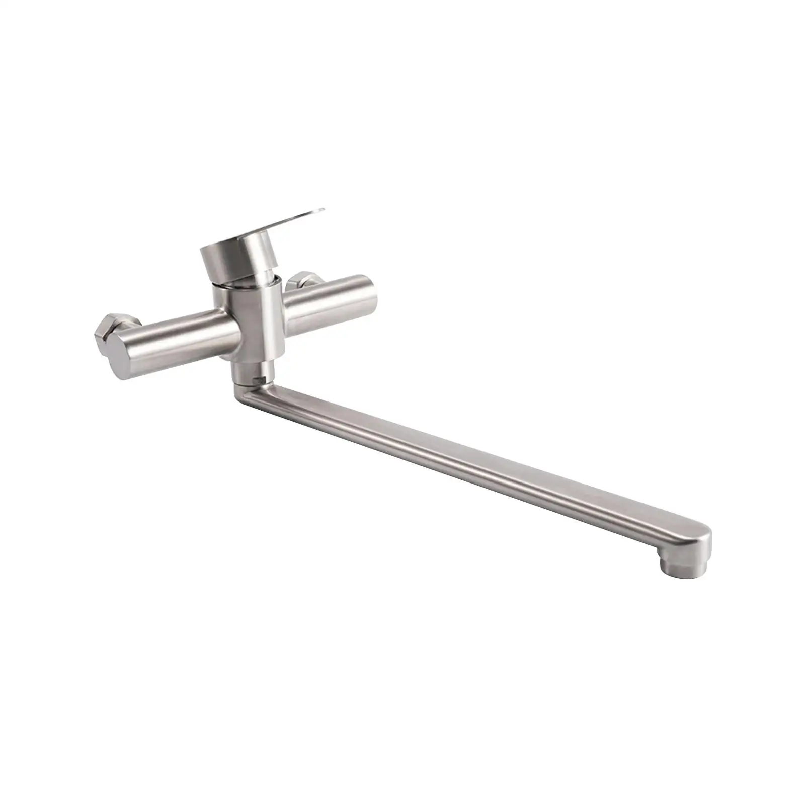 Kitchen Faucet Long Reach Wall Mounted Faucet 360 Rotate Stainless Steel
