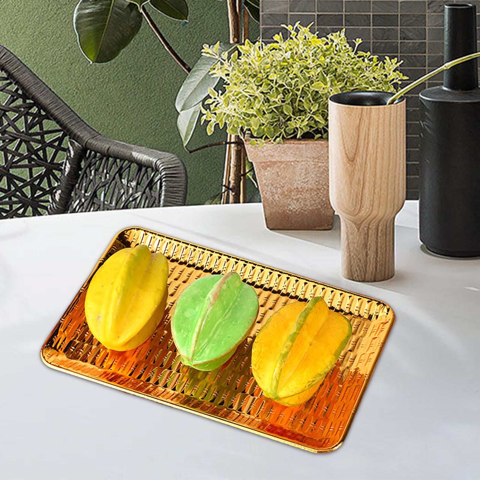 Fruit Tray Retro Style Practical Home Party Multifunctional Decorative Tray