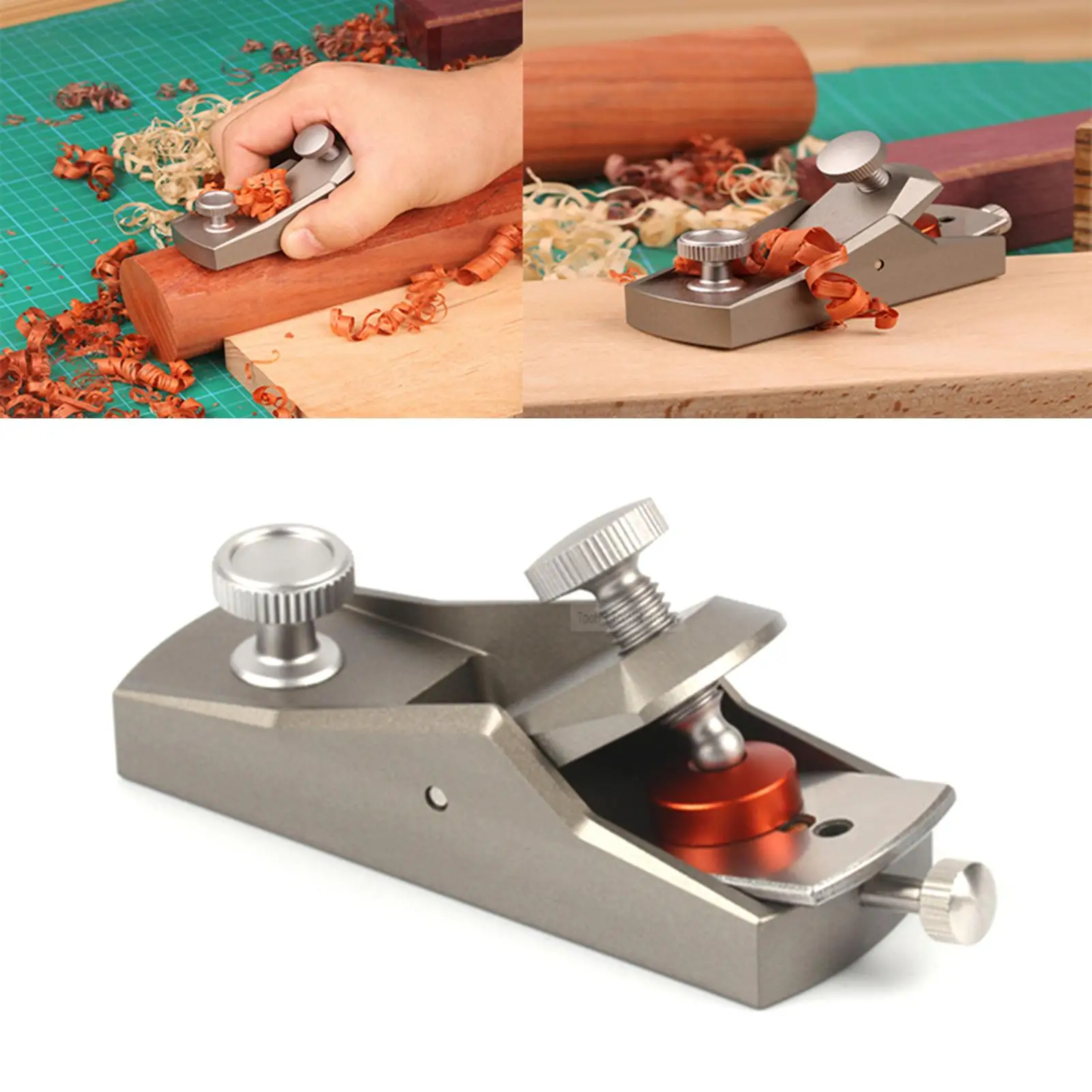 Portable hand Planer Adjustable Flat Bottom Woodworking planer Planing Surface Smoothing Trimming Projects