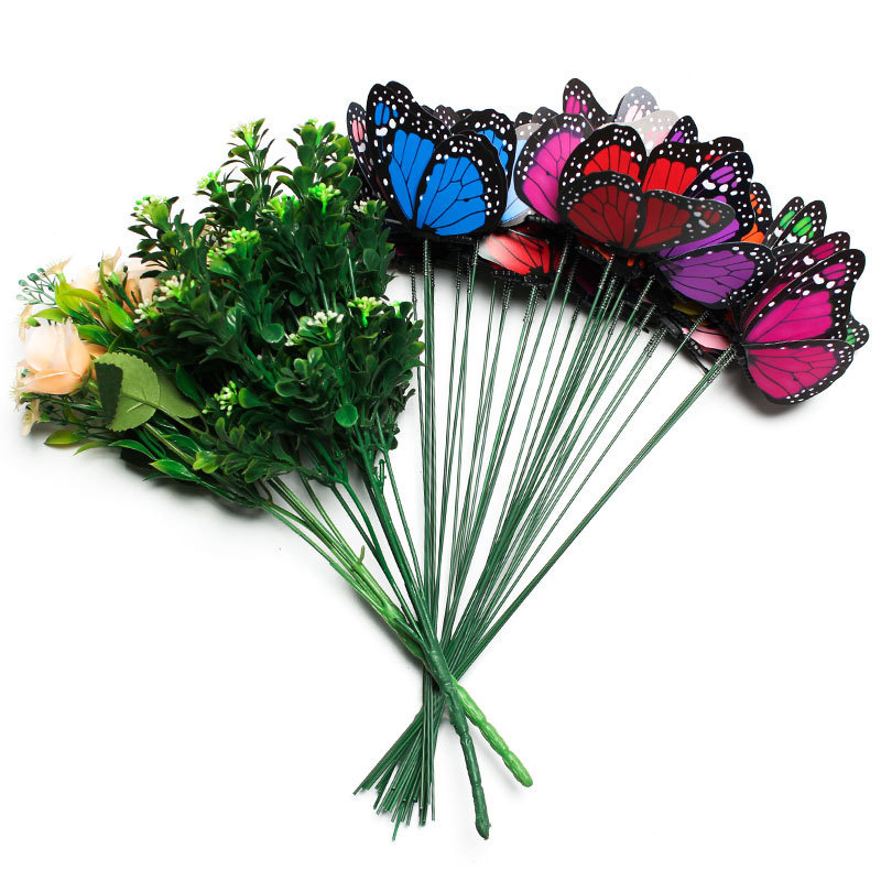 Title 6, 20Pcs 3D Monarch Schmetterling Simulation Schme...