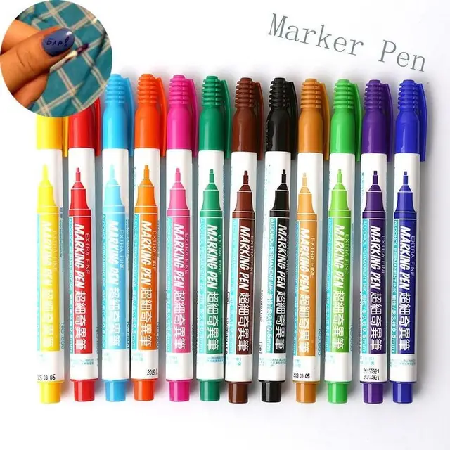Finliner 0.5 Mm Vintage 12 Colors Fineliner Pens Color Fine Line Set  Markers Quality Colorful Art Marker Pen Art Painting Fine - Art Markers -  AliExpress