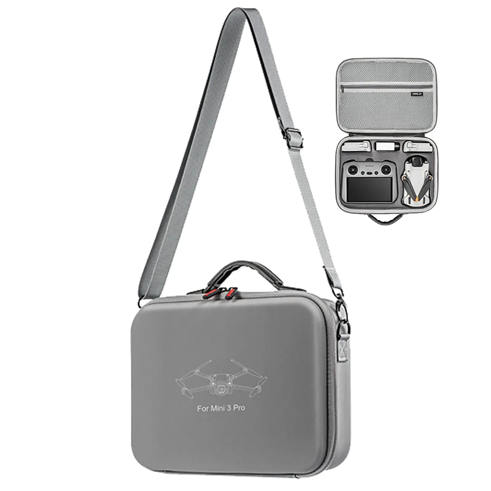 Carrying Case for DJI Mini 3 Pro Shoulder Bag Anti Drop Handbag with Shoulder Strap