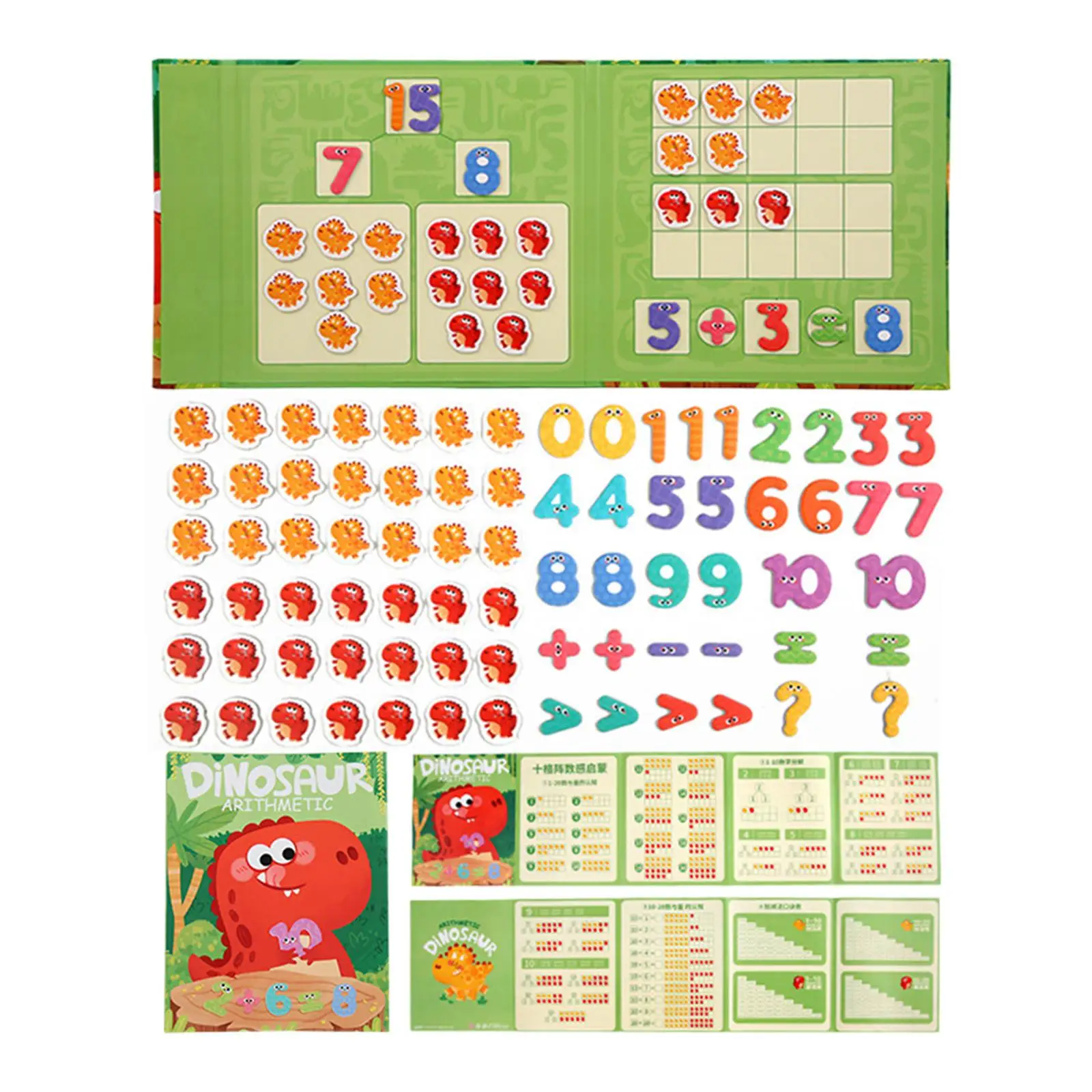 Montessori Ten Frame Set Math Games Math Teacher Aids for Home Gift Children