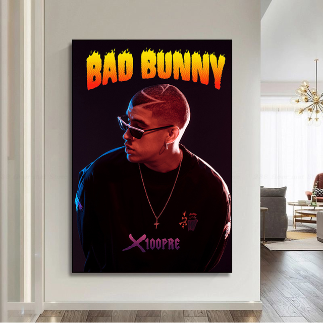  TOBIANG Bad Poster Bunny El Último Tour Del Mundo Music Album  Cover Signed Limited Poster Canvas Poster Bedroom Decor Sports Landscape  Office Room Decor Gift Unframe:12x18inch(30x45cm): Posters & Prints