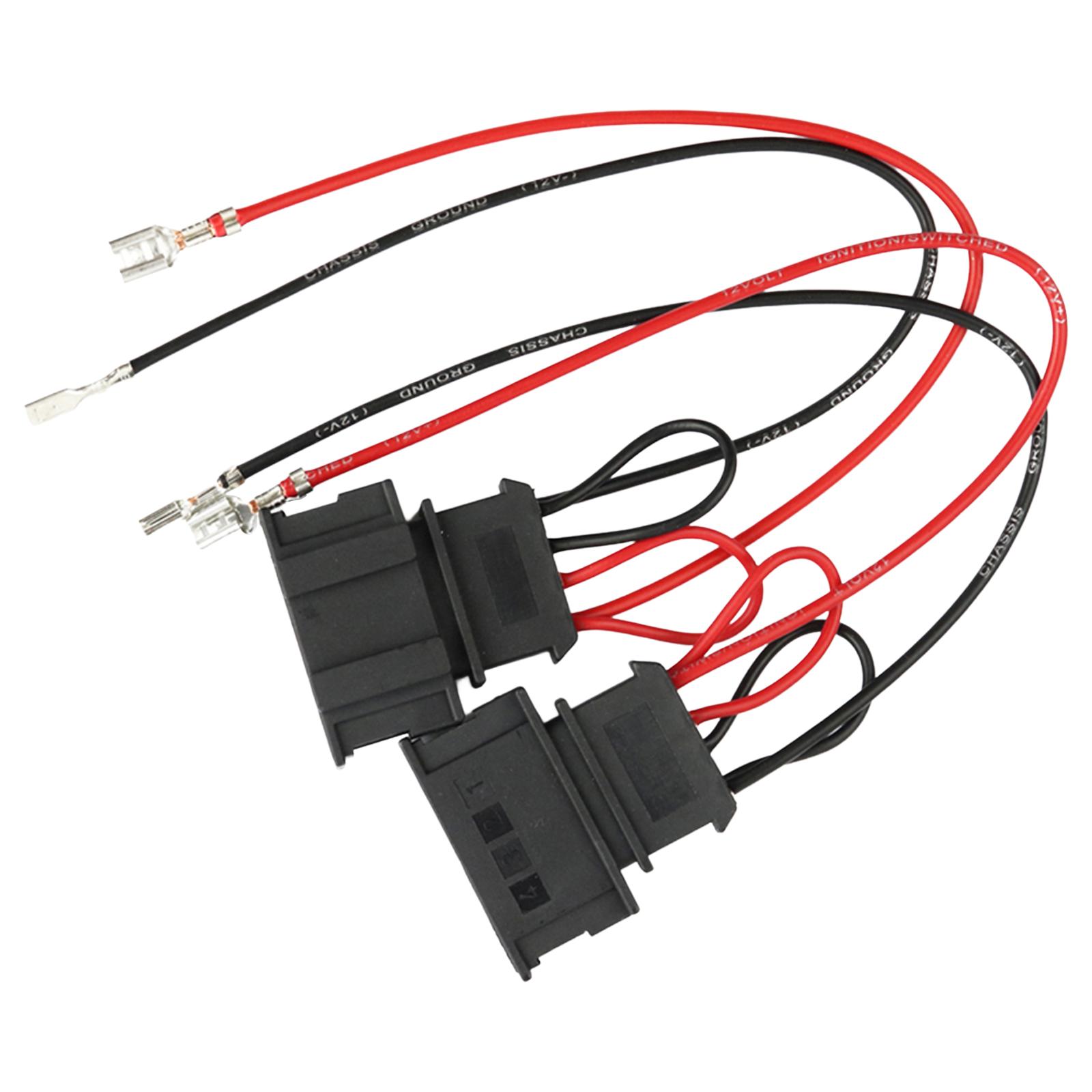 2Pcs Car Speaker Wire Harness Adaptor Replace Vehicle Connection Plug Cable Connector for Golf for Seat for VW Passat for