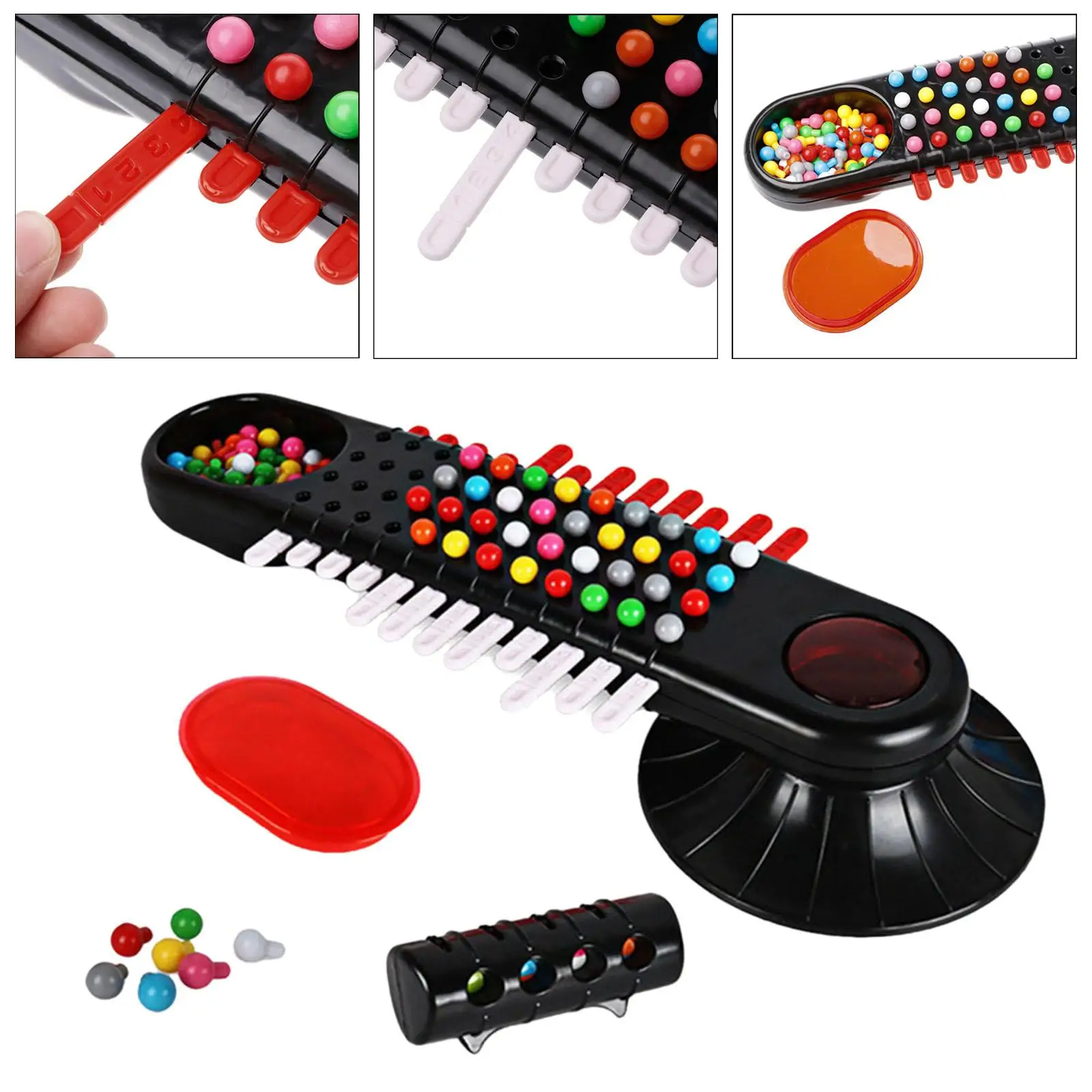 Code Cracking Bead Game Codebreaker Game Logic Thicking Educational Password Toy for Kids Children Traveling Family Fun Dorm