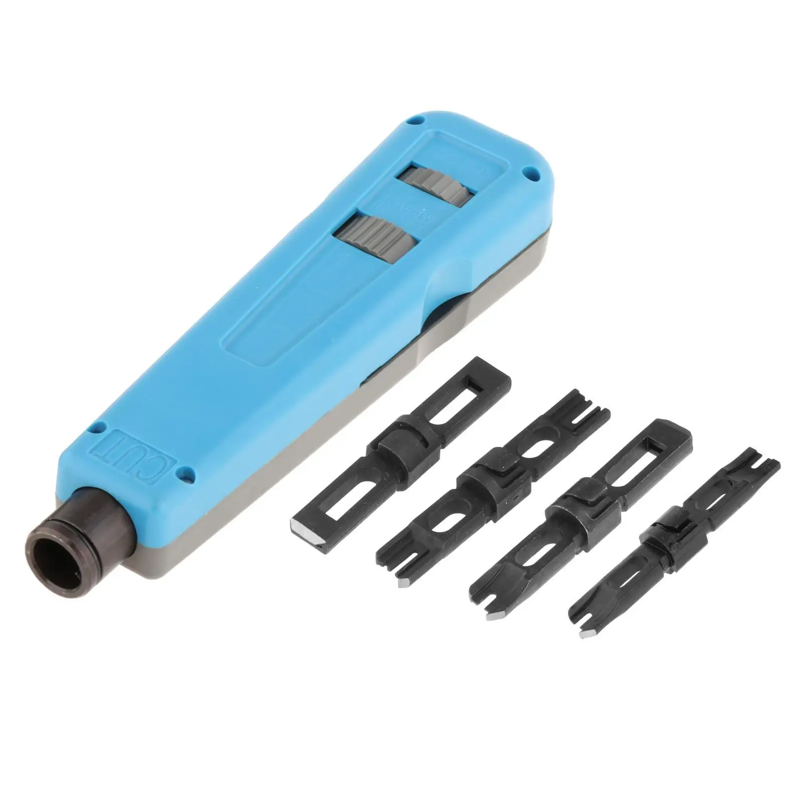 Punch Down Tool with 110/66 110/88 Blade Professional Universal Impact Terminal Insertion Tools Multi Function for LAN Ethernet