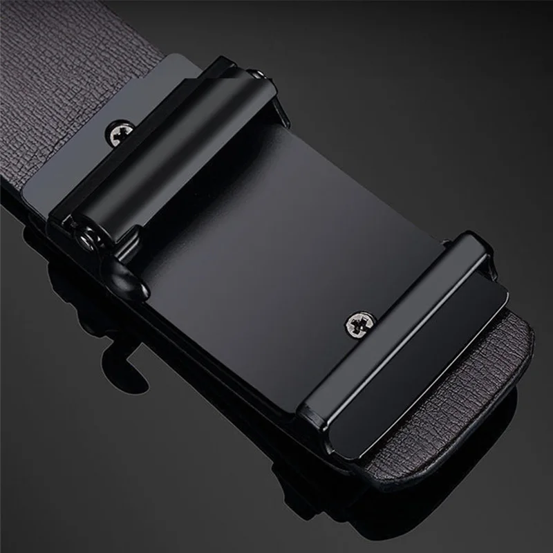 Men Belts Automatic Buckle Belt PU Leather High Quality Belts for Men Leather Strap Casual Buises for Jeans  Belt for Men