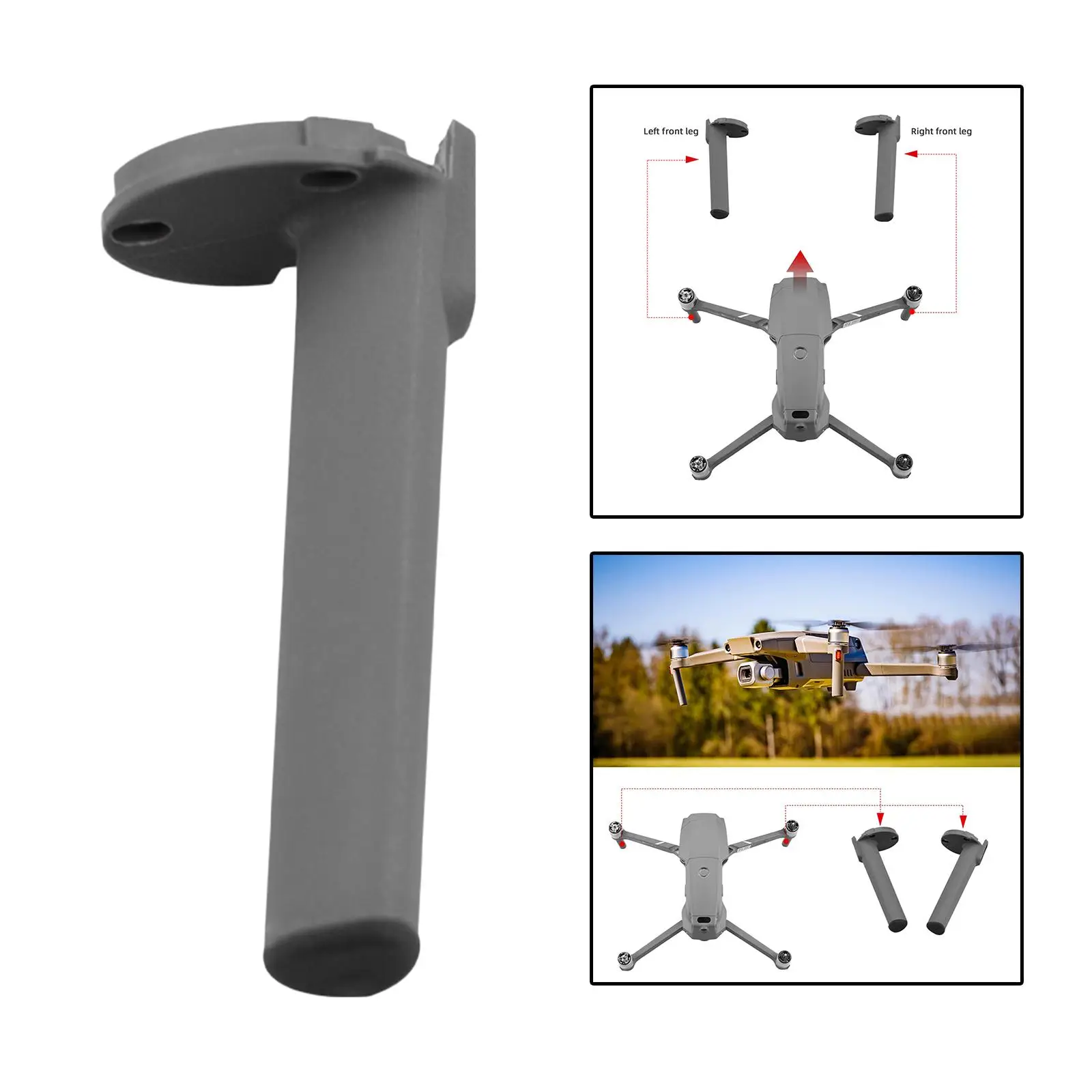 Plastic Left/Right Landing Gears Stand Replacement for DJI- Mavic 2 Pro 