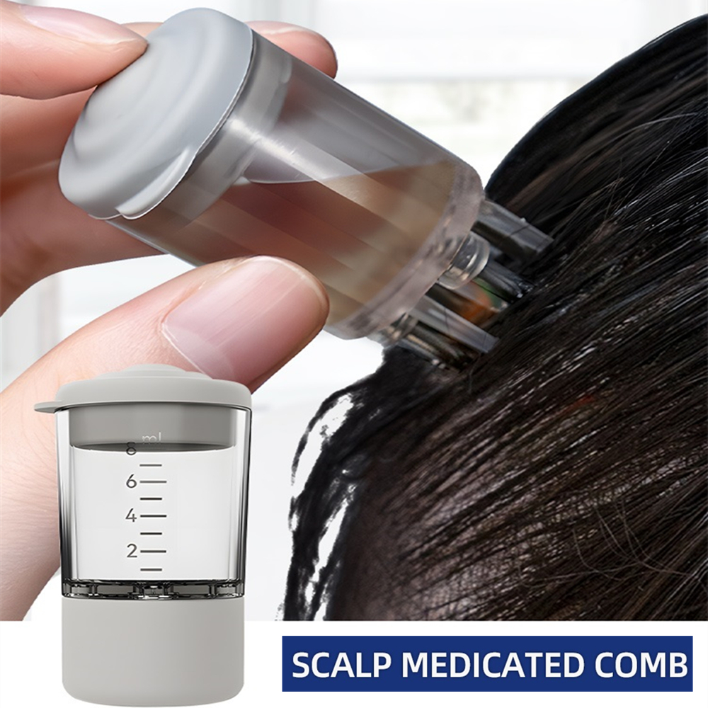 Best of 8ML Scalp Medicated Comb Scalp Treatment Applicator Hair Regrowth Essential Oil Liquid Guiding Massage Comb Hair Roots Massager Reviews & Tips