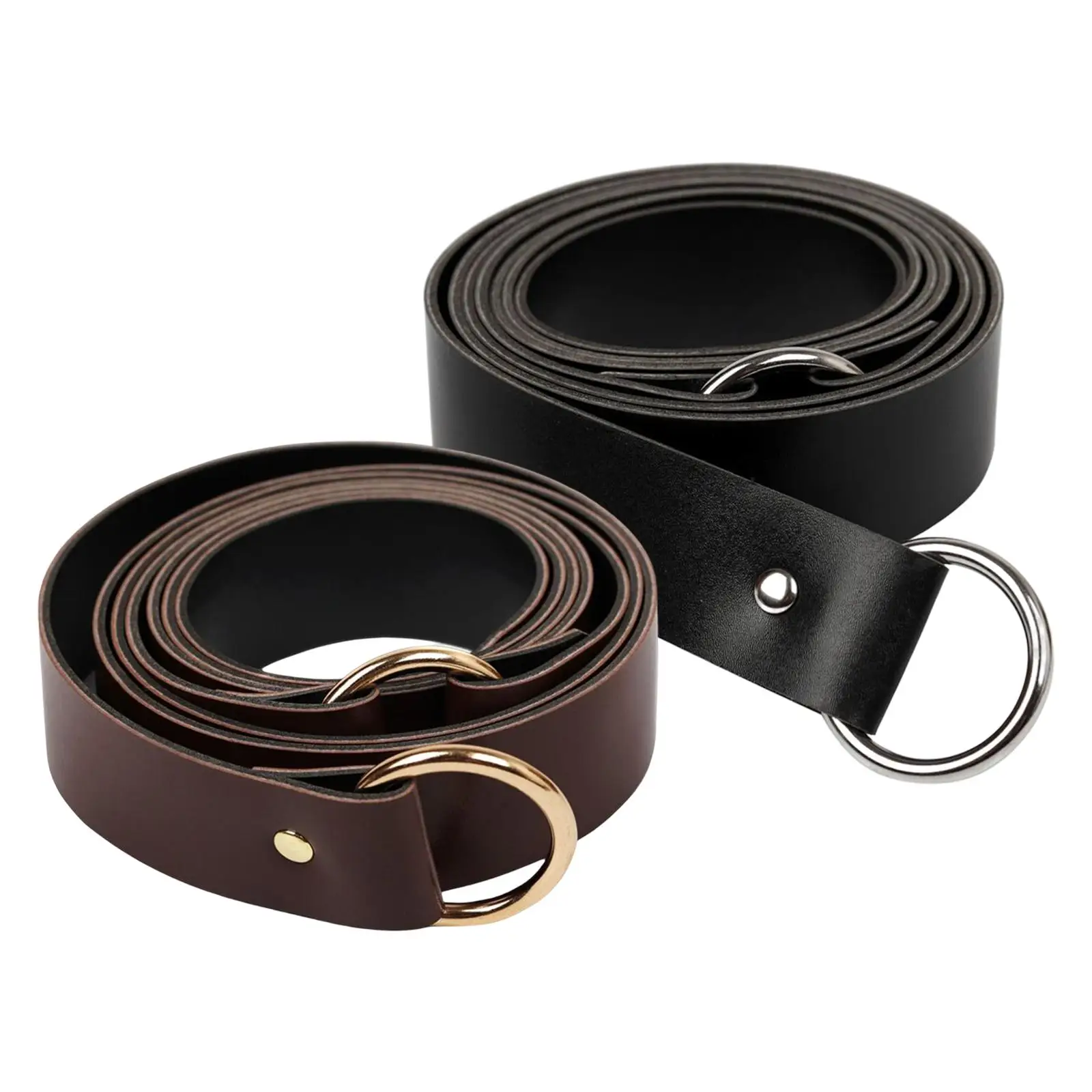 Medieval O Belt PU Fashion Decoration for Shirts Parties Women