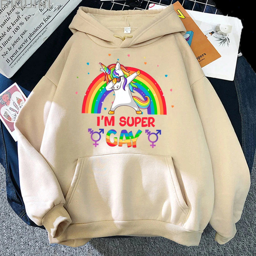 Женский свитшот с принтом «Я супер гей», смешная Толстовка ЛГБТ, пуловер с  радужными животными, единорогом, уличная одежда для лесбиянок, ЛГБТ,  женская одежда | AliExpress
