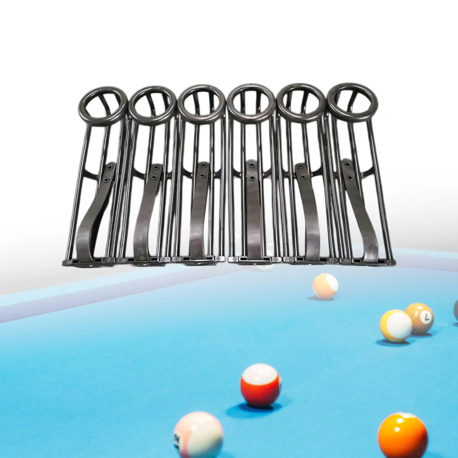 6Pcs Chinese Billiards Table Slide Track Replacement Supplies Entertainment Pool Snooker Accessories Billiards Table Pocket Rail