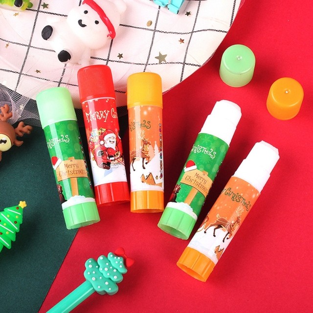 Kids Glues Sticks White Gluestick Scrapbooking Glues Christmas Solid Glues