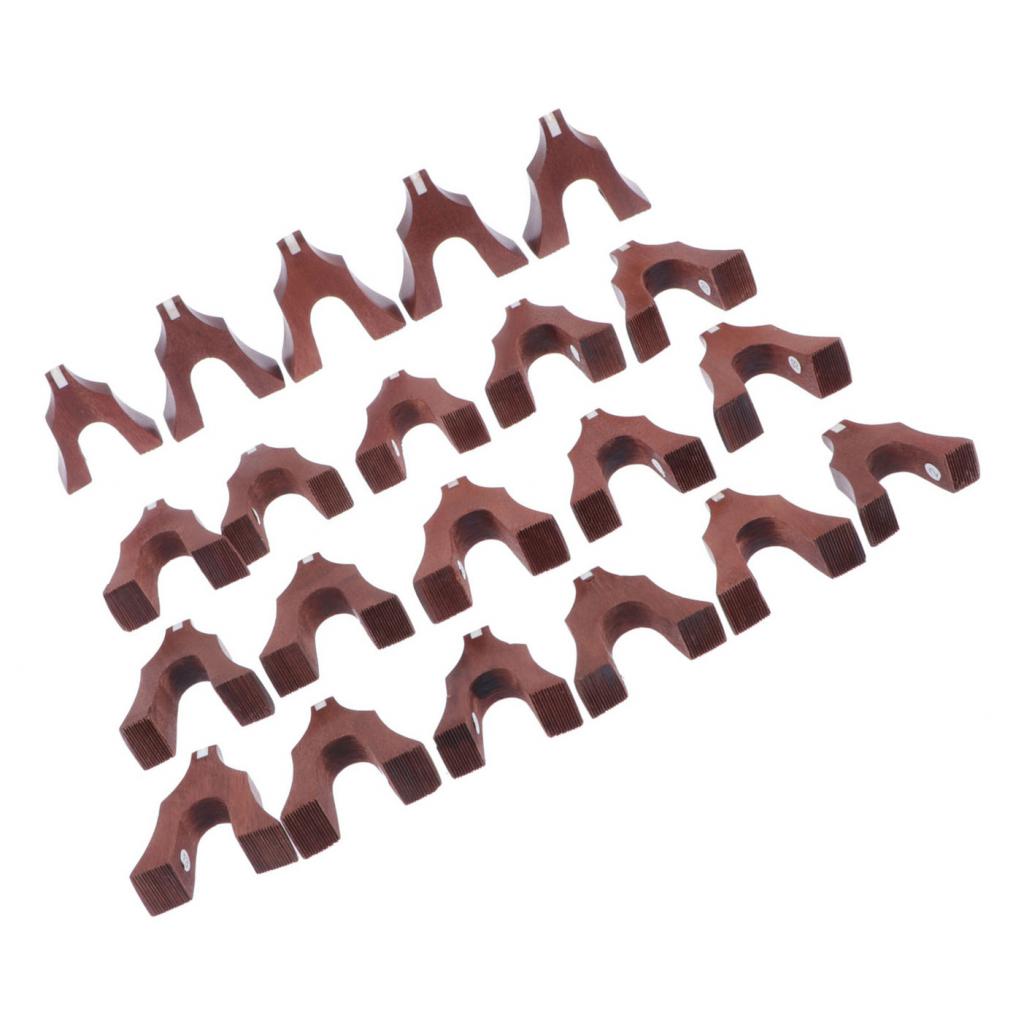 21pack Exquisite Redwood Guzheng Bridge Chinese  Gu Zheng Replacement