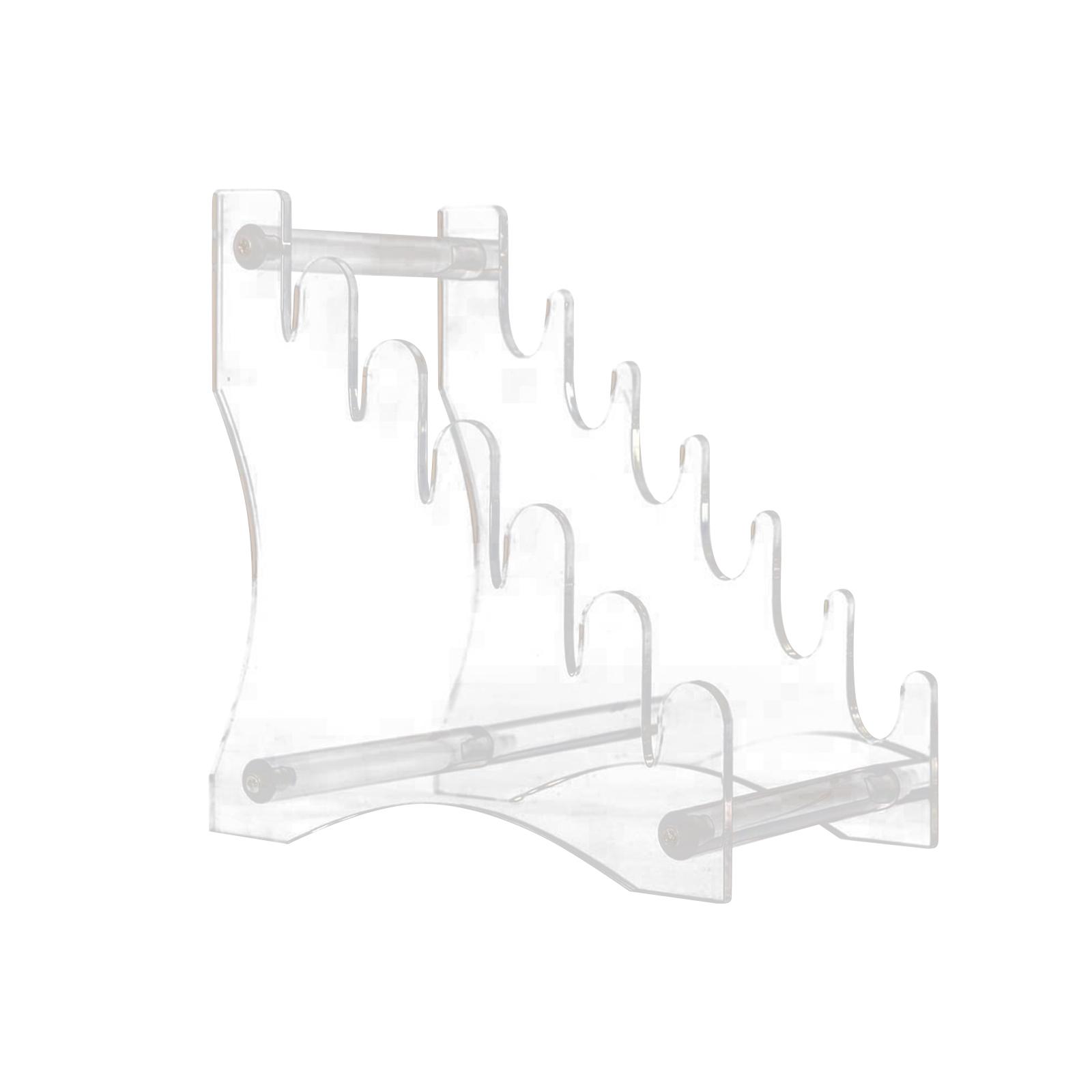 Display Holder Store Collection Easel Stands Transparent Rack for Desktop Decoration