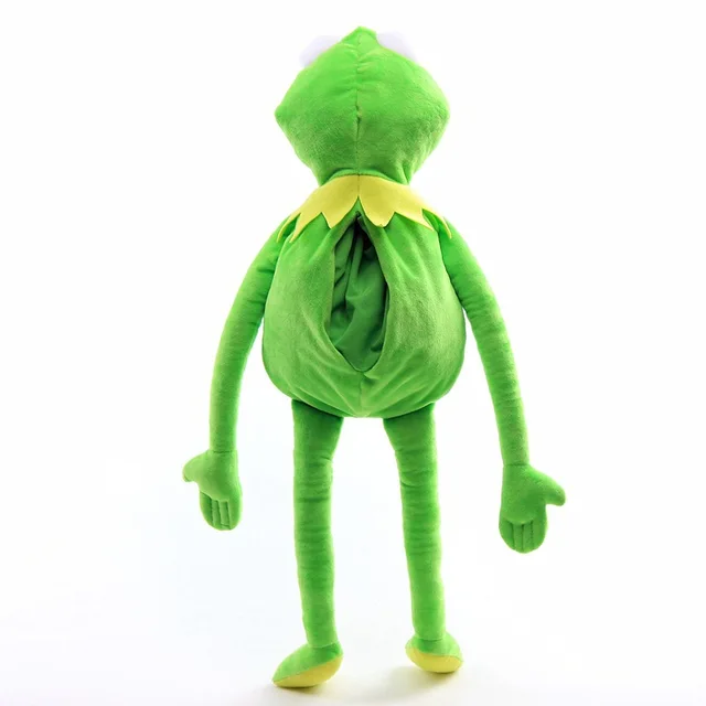 Kermit Frog Hand Puppet Doll Schoolbag Green Plush Toy Big Abdominal  Language Performance Props - AliExpress