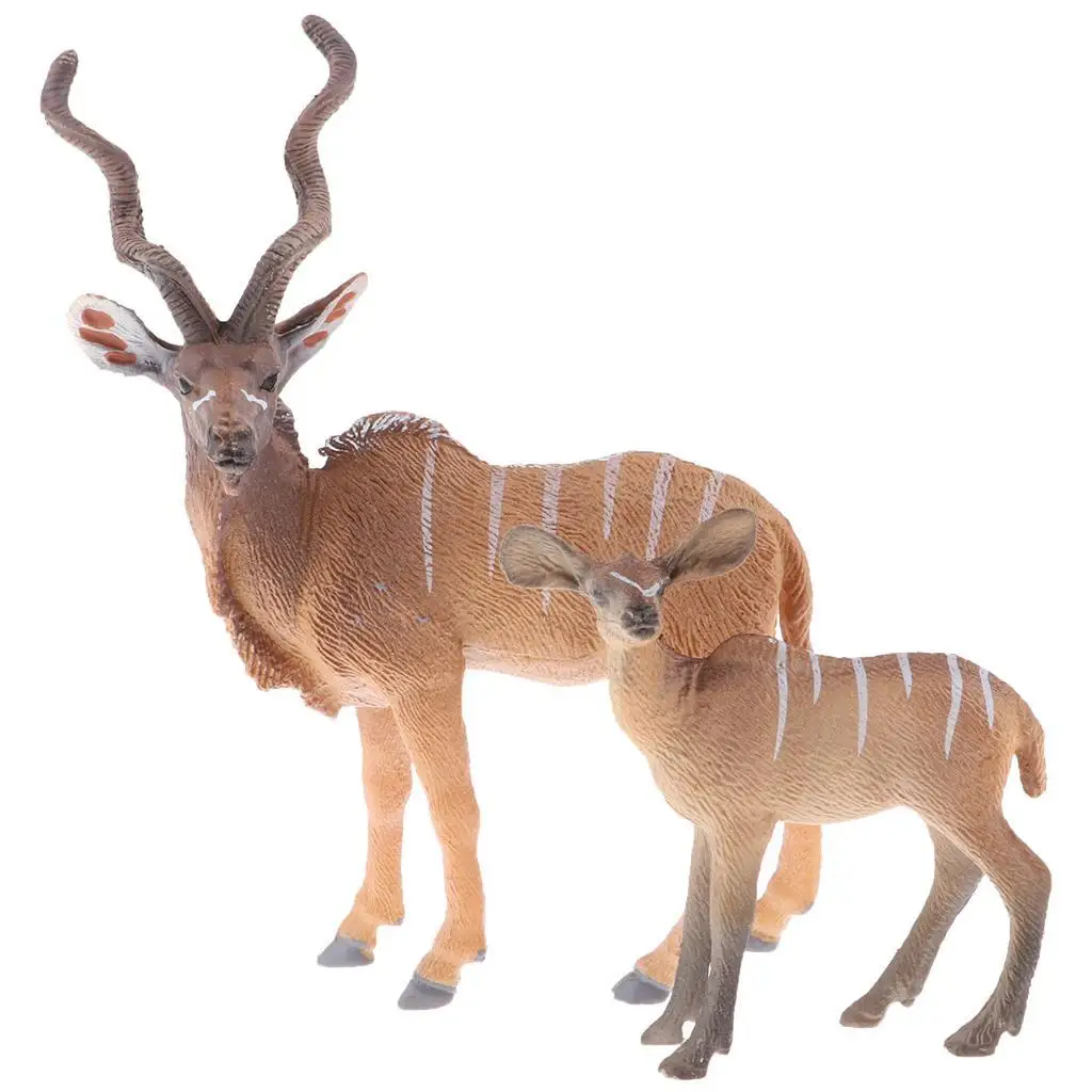 2pcs Antelope Figures  Animals Figures Animal Figures Toy Set