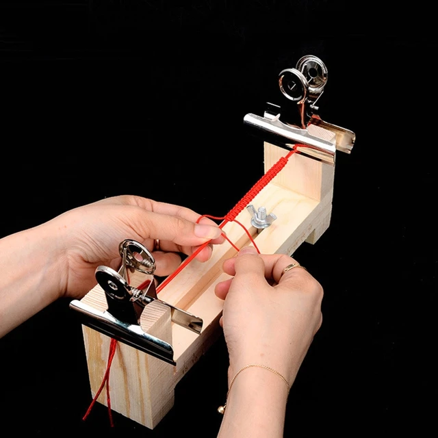 Wooden Woven Bracelet Maker Tools Set for DIY Paracord Bracelet Jewelry  Making 