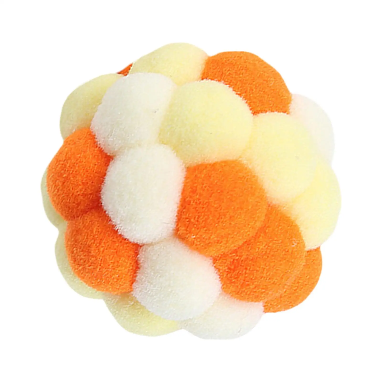 Plush Interactive Cat Toys KICKER Toys Funny Sounds with Bells Chirping Balls Cat Soft Toy Balls for Puppy Kitten Kitty Exercise