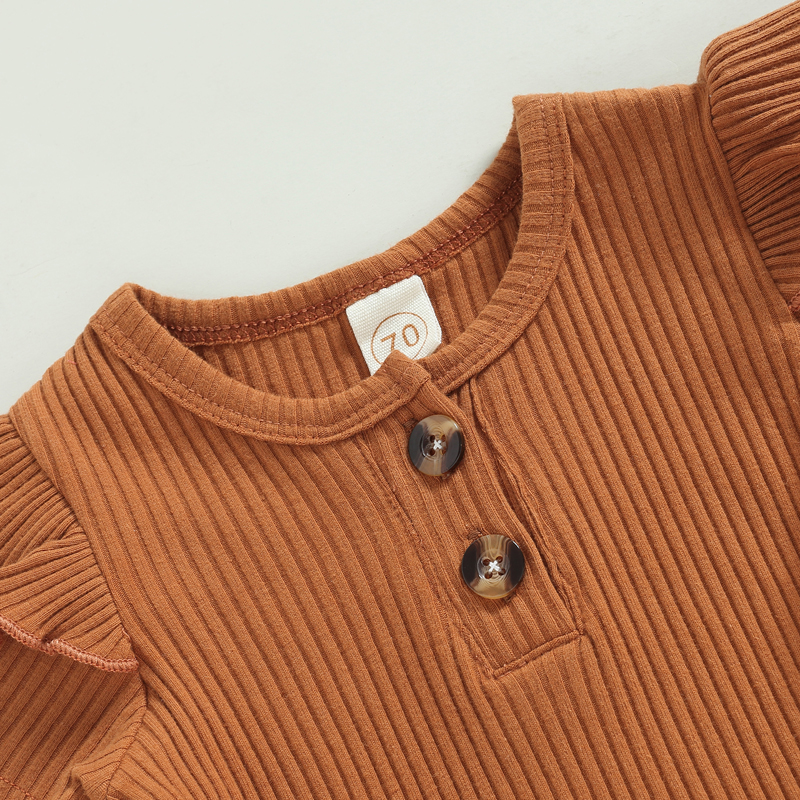 Description Picture 6 of itemBaby Girls Jumpsuits Set Summer Short Sleeves Romper and Casual Floral Flared Pants Headband