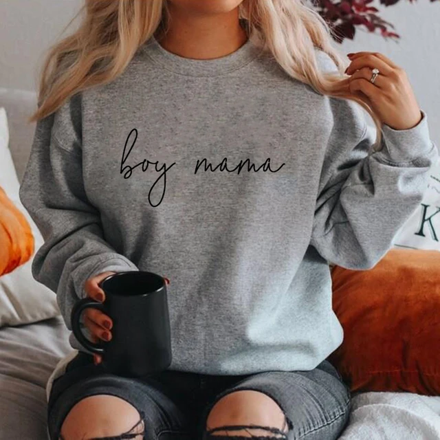 joysale Mama Crewneck Sweatshirt Sweatshirt for Women Hoodies