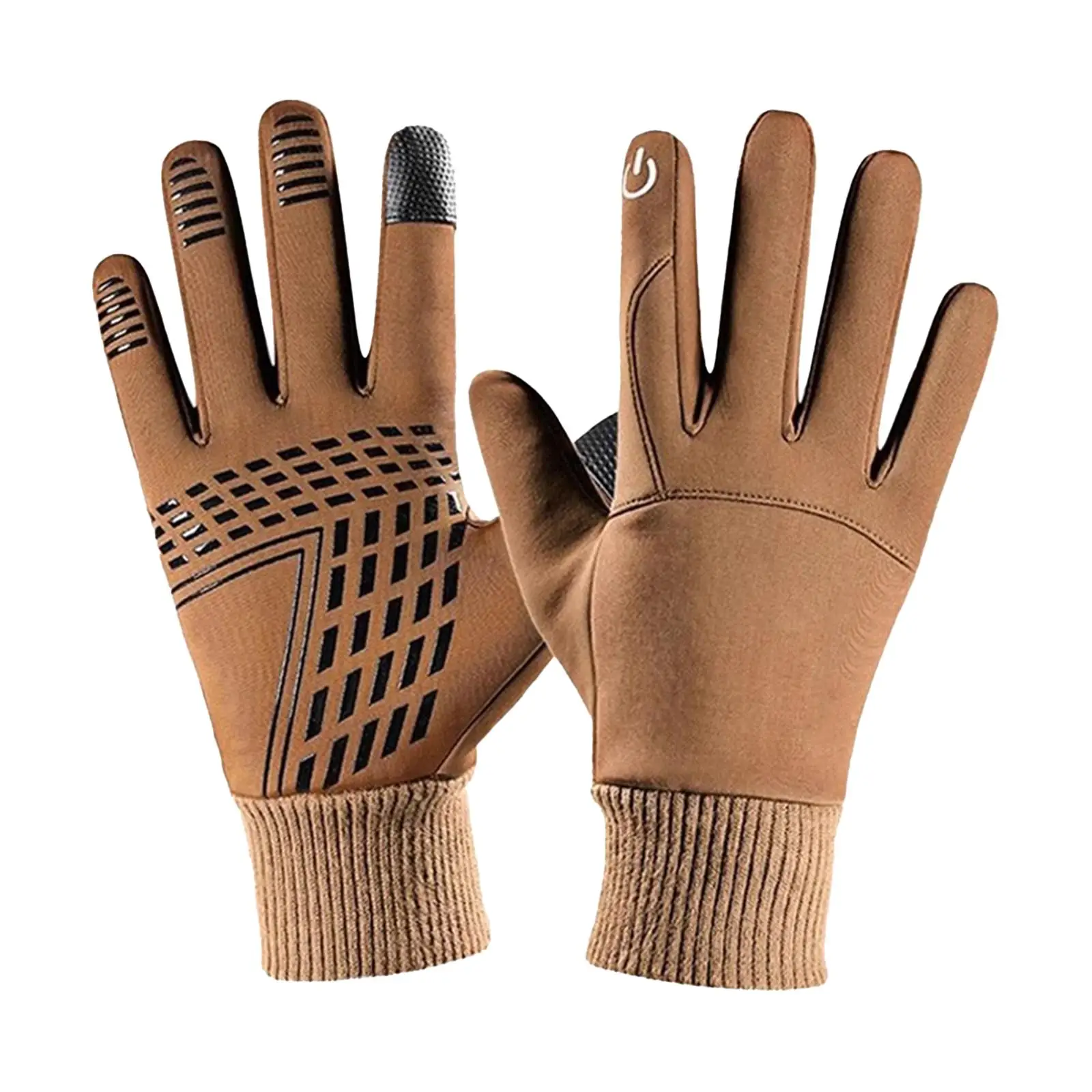 Winter Gloves Lightweight Fleece Lined Touch Screen Anti Slip Snow Ski Gloves for Driving Snow Motorcycling Cycling Skating