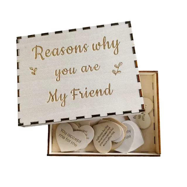 Unique Friendship Gift Reasons Why Youre My Best Friend Wood Gift 2024NEW