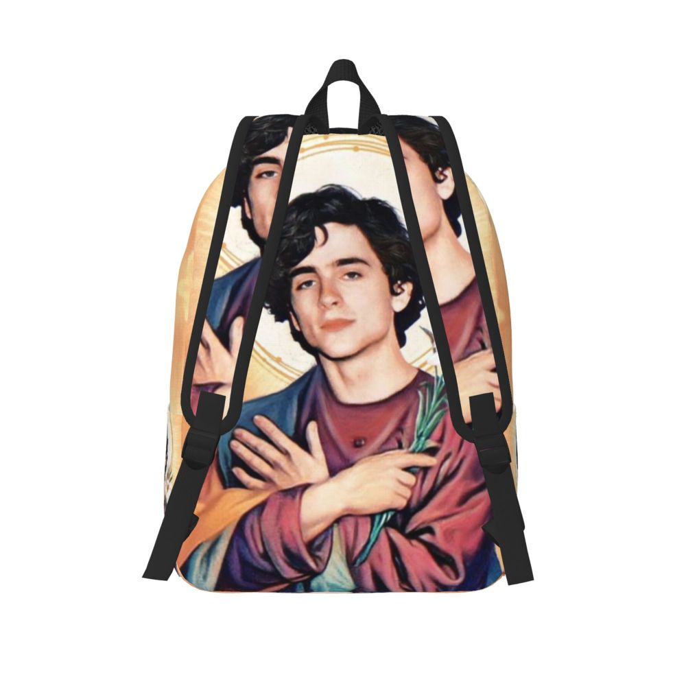 Timothee Chalamet Mochila de Canvas para Mulheres