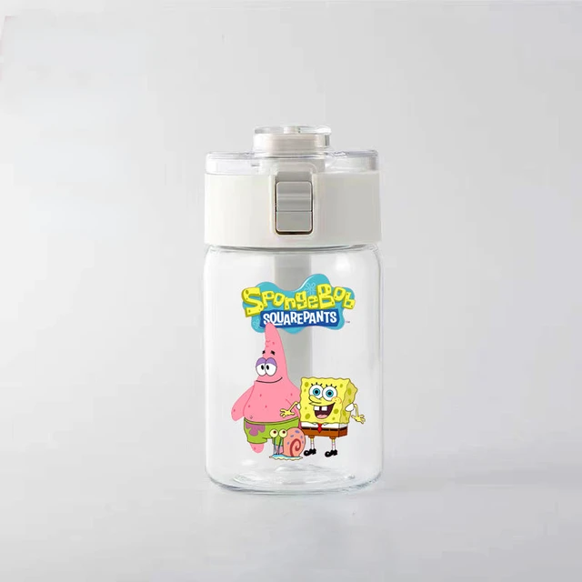 420ML New SpongeBob Thermos Water Bottle Anime Large Capacity Portability  Vacuum Flask Insulated Water Bottle Kids Drinkware Cup - AliExpress