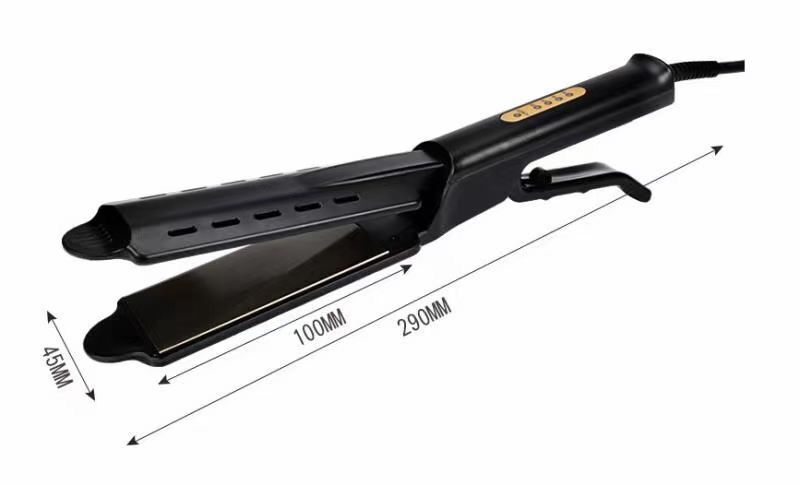 Alisador de Cabelo Ajuste de Temperatura Modelador de Cabelo para Cabelo Quatro-engrenagem Cerâmica Turmalina Ionic Flat Iron Curling Ferro Feminino 26 Home & Garden