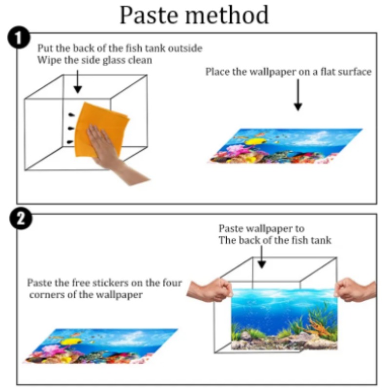 Title 18, Hintergrund für Aquarium, 3D-Meeresdekorationen...