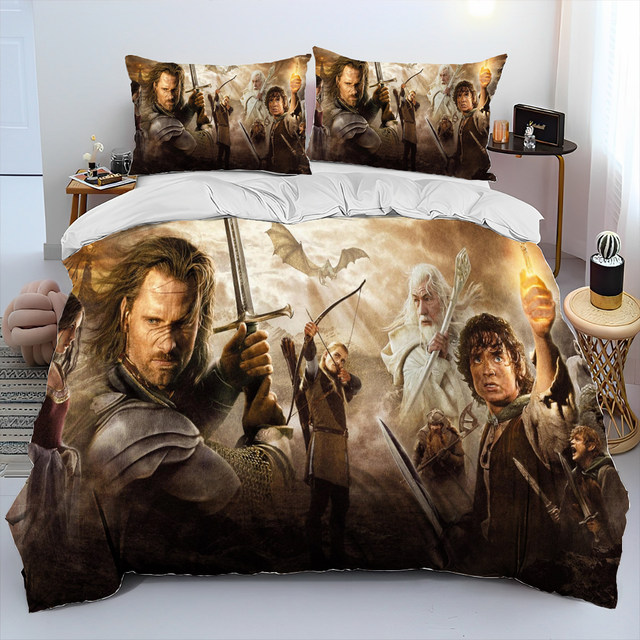 L-Lord of the Rings H-Hobbit Soft Plush Blanket,Flannel Blanket Throw  Blanket for Living Room Bedroom Bed Sofa Picnic Cover Kids