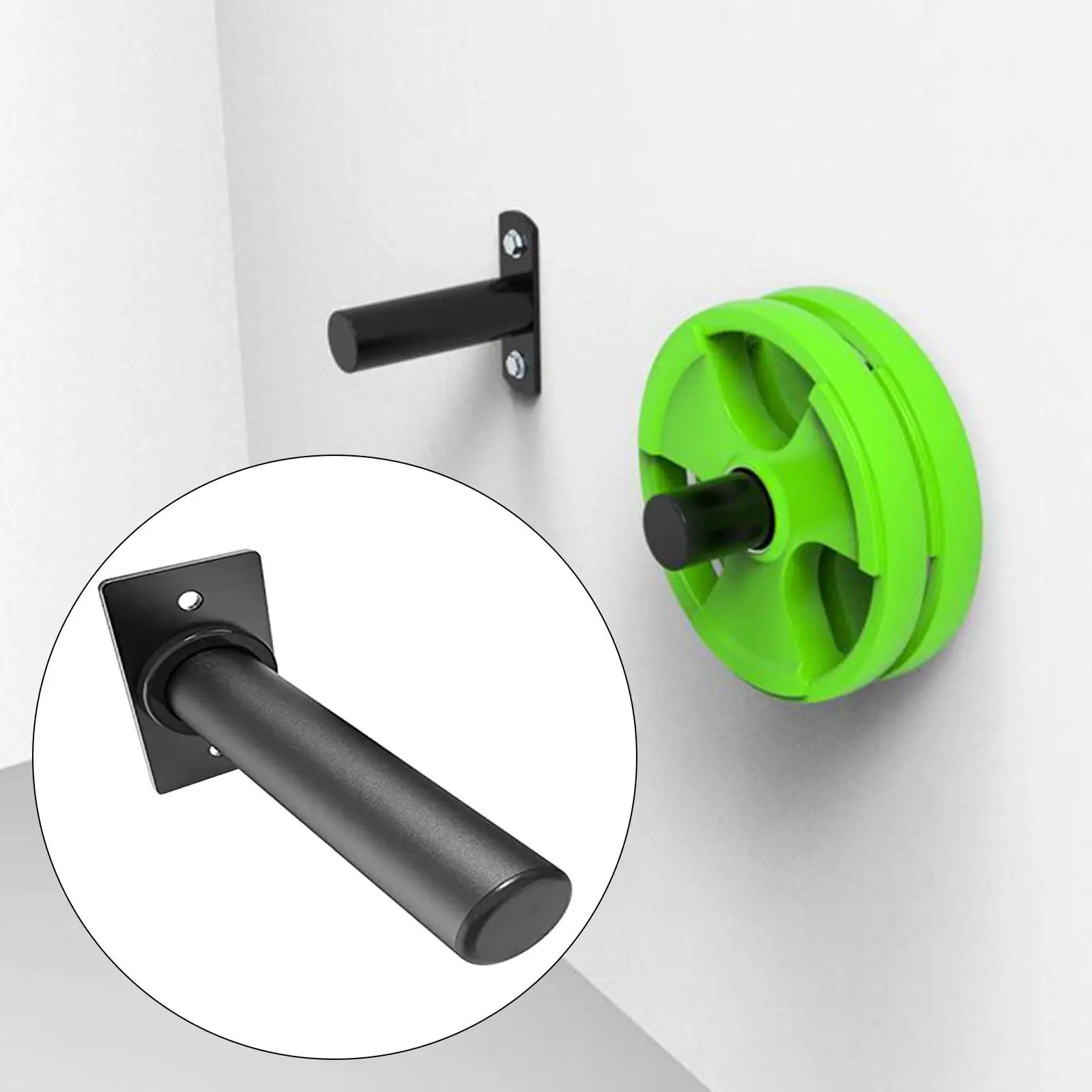 Wall Mount Holder Bodybuilding Weightlifting Deadlift Attachments