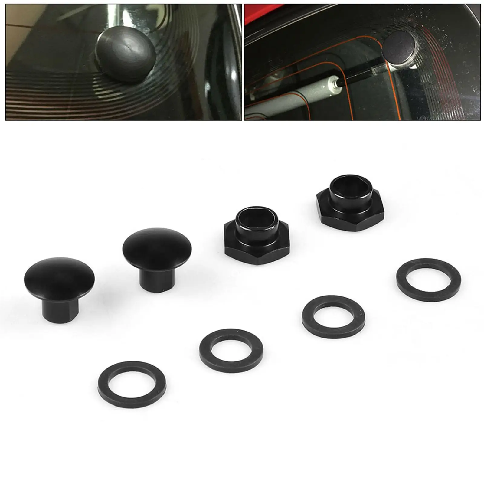 Rear Glass Strut Hardware Kit for   Accessory Automobile