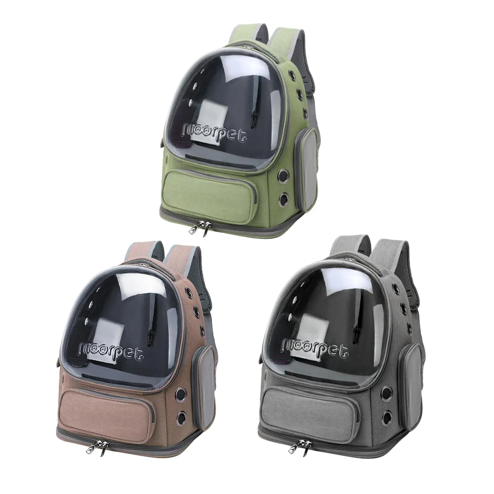 Cat Carrier Backpack for Cat & Small Dog, Ventilated Transparent Portable Carrying Bag, Carry Backpack for Hiking, Travel Use