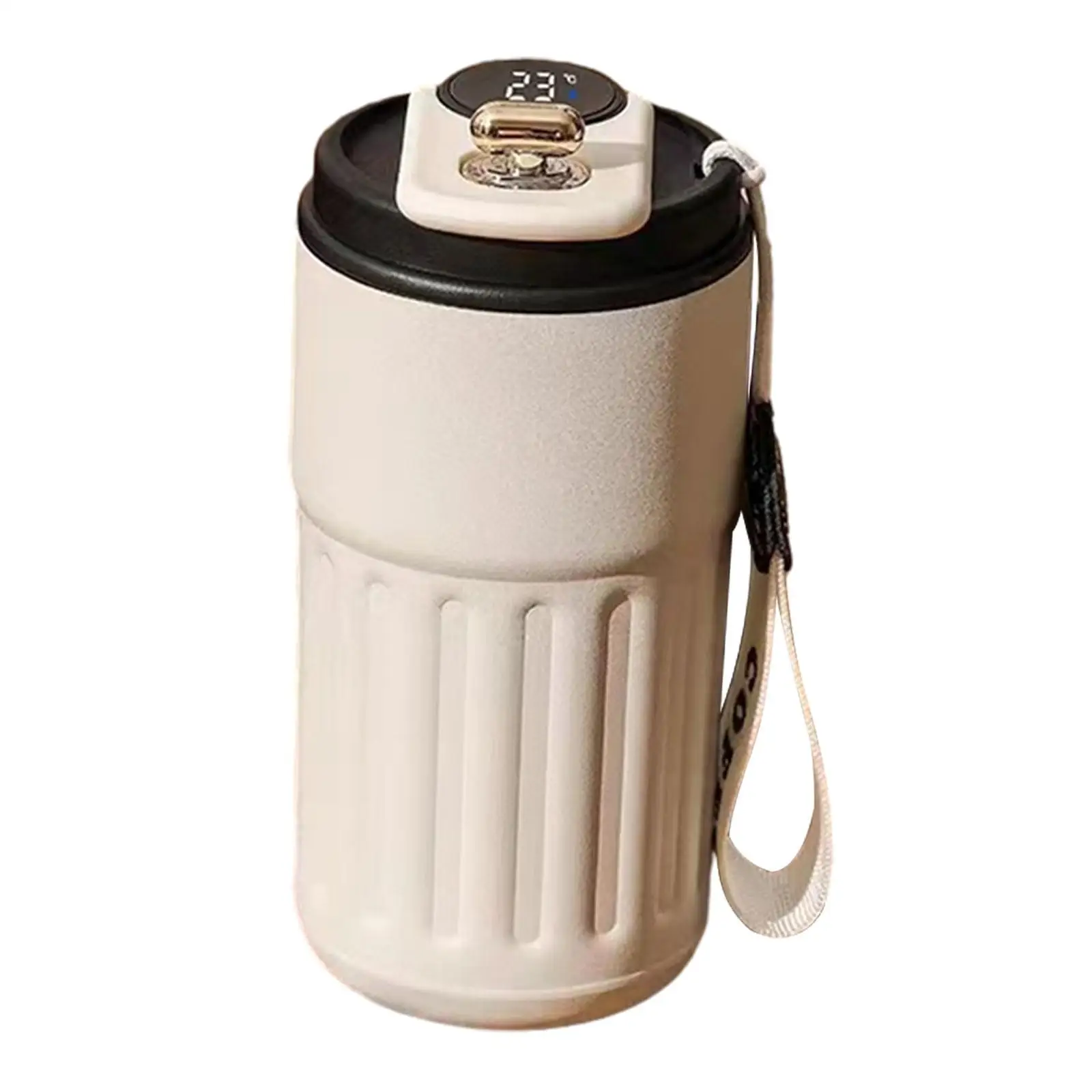 Travel Coffee Mug Leakproof Thermal Bottle 316 Stainless Steel Water Bottle 450ml Large Capacity with Lid Coffee Tumbler